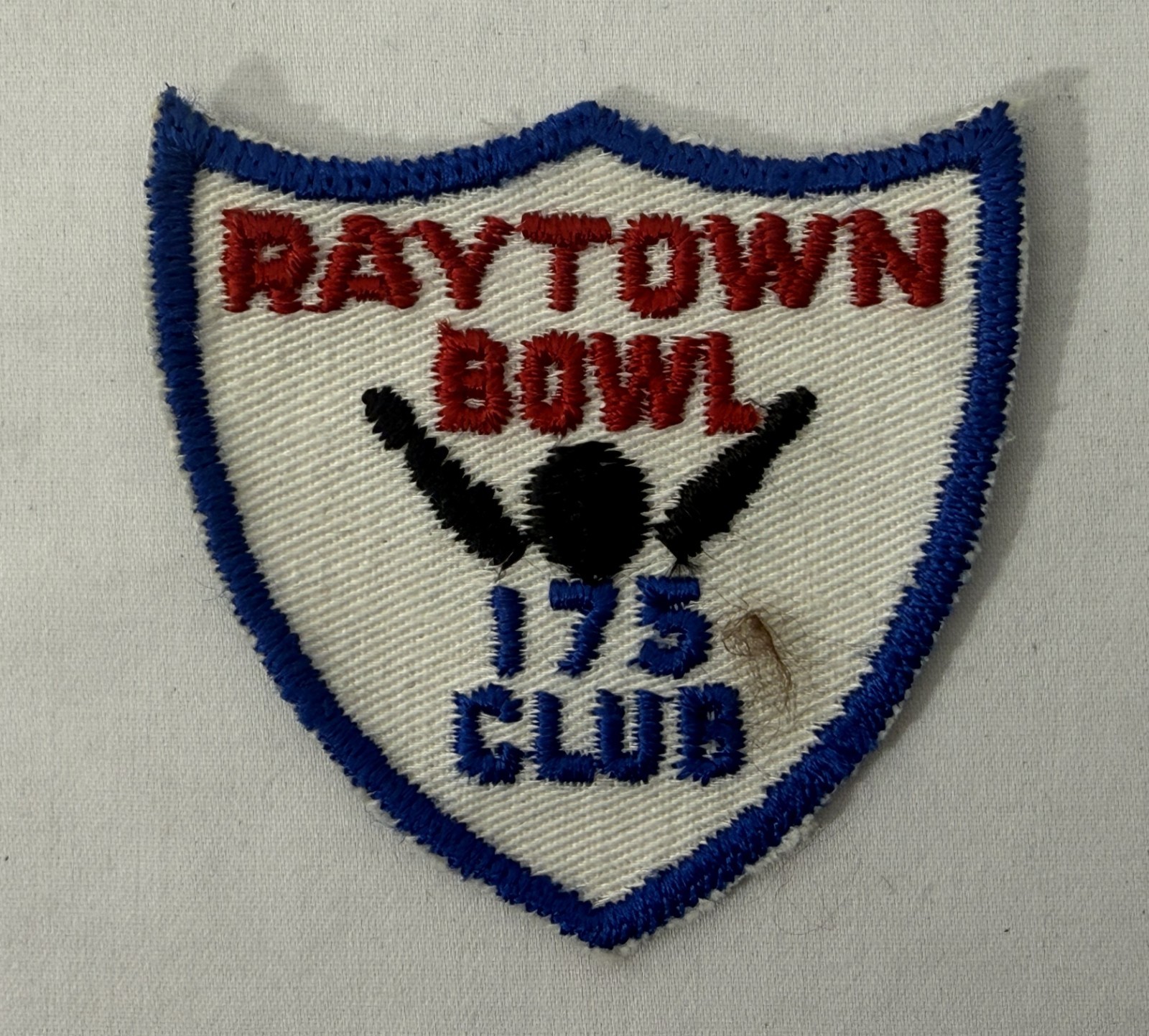 Vintage Raytown Bowl 175 Club Bowling Embroidered Patch Raytown Missouri-MO
