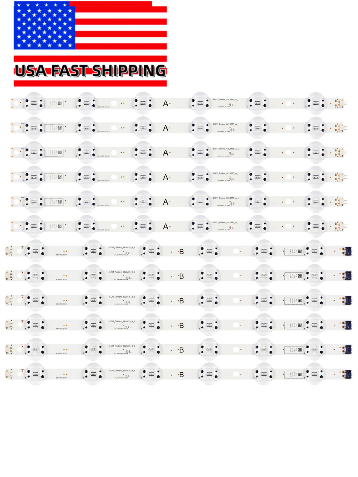 LED Backlight Strip For LG 82UM8070PUA 82UN8570PUC 82UM7500PTA 82UM7600PLB