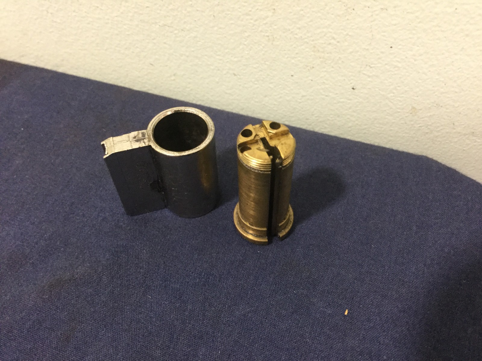 Kaba Peaks R Keyway disassembled cylinder, key in knob - Locksmith