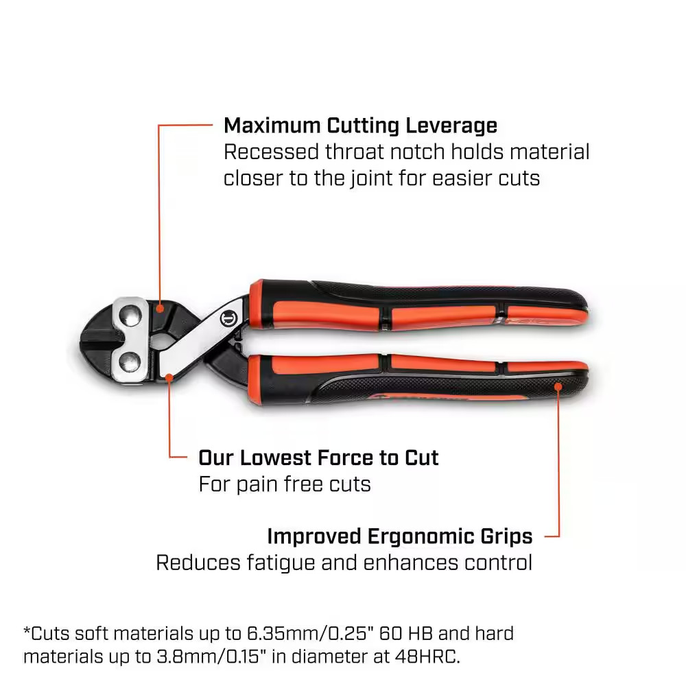 8.5 In. Compact Wire and Bolt Cutter