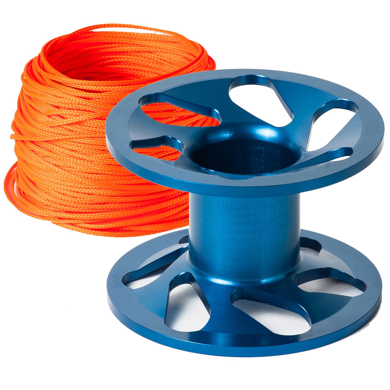 Superlight Aluminum Dive Reel 100 Feet of Scuba Line Mussel that Perfectly