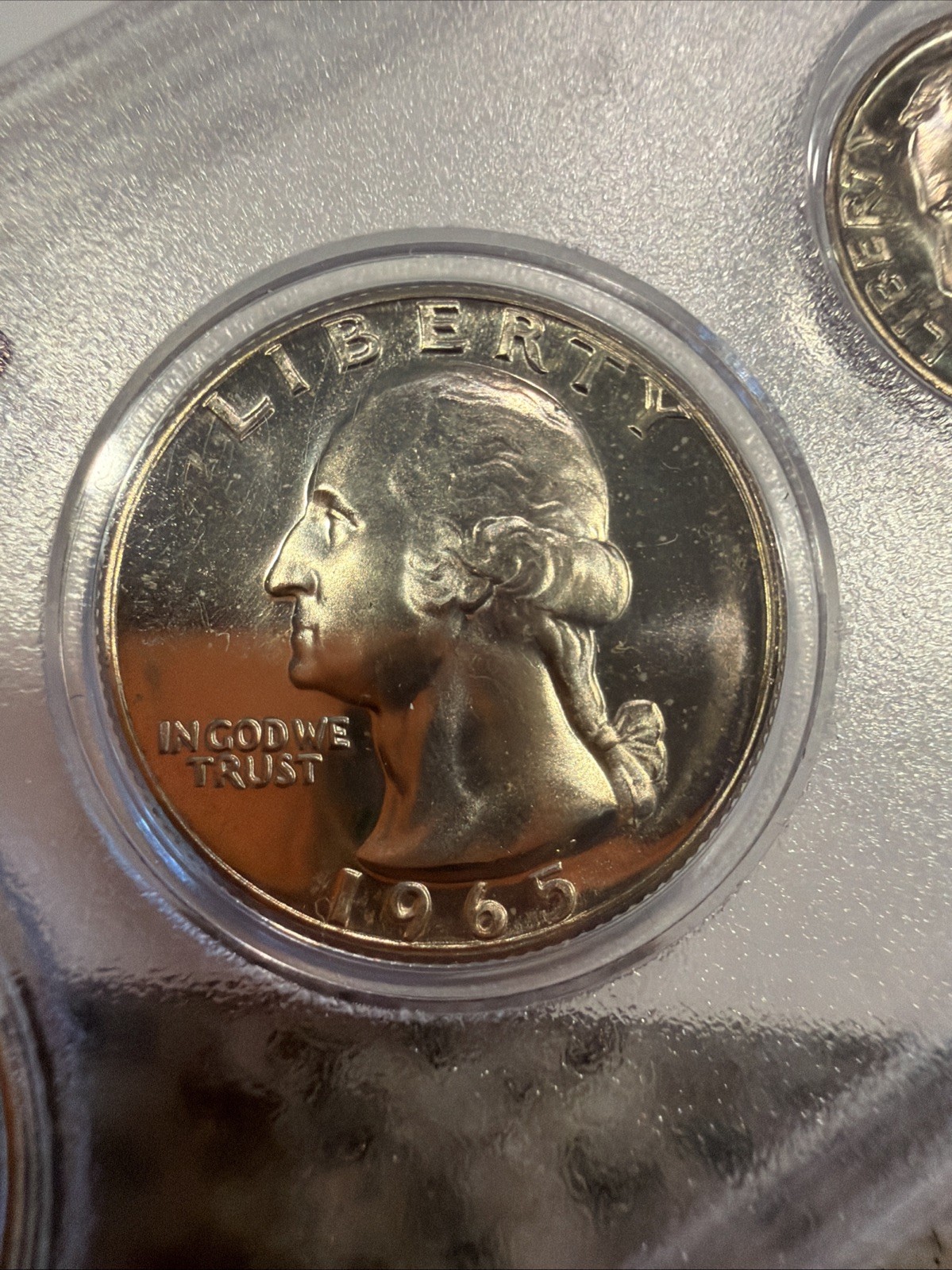 1965 Special Mint Set 40% Silver 50c Only 032816