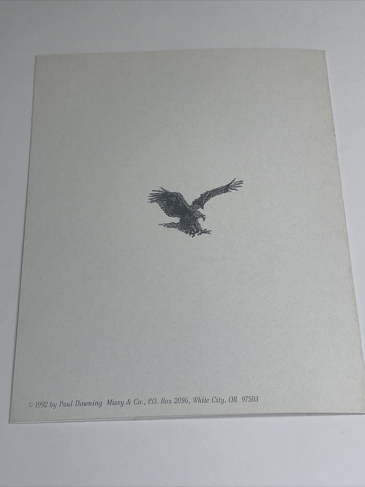 Missy & Co Eagle Collector Series No 803 Cross Stitch Pattern
