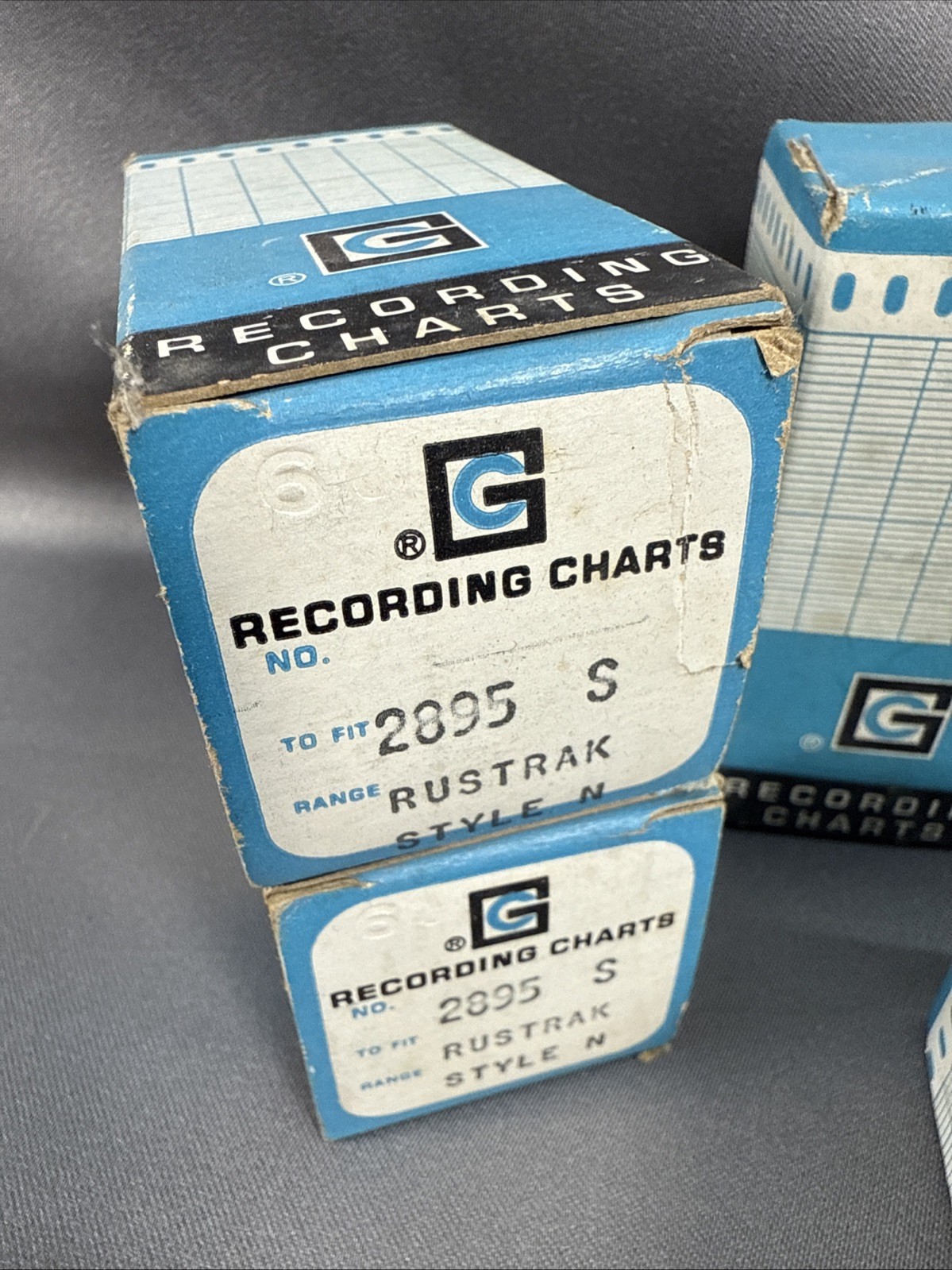 Graphic Controls Corporation Recording Charts 2895 S Style N Lot Of 6
