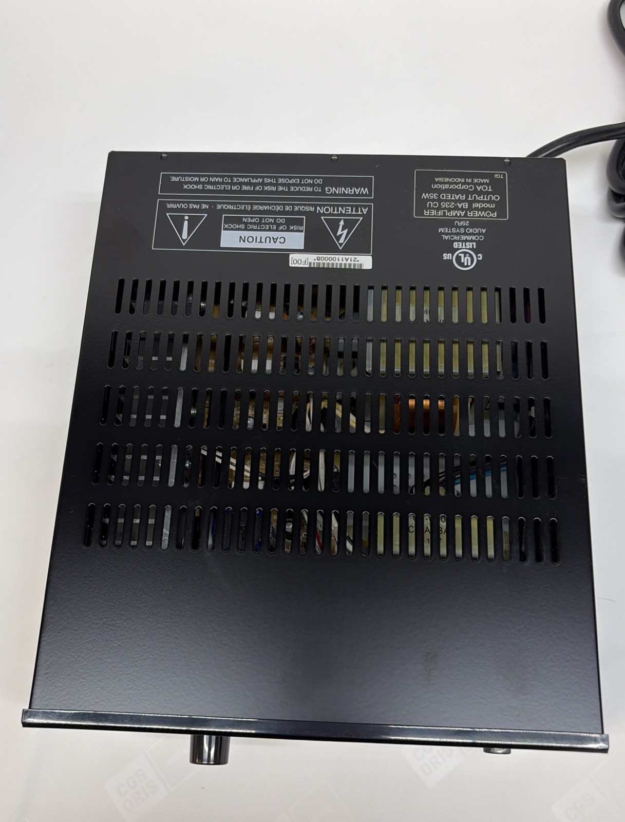 Power Amplifier, 35W NIB TOA Electronics BA-235 CU
