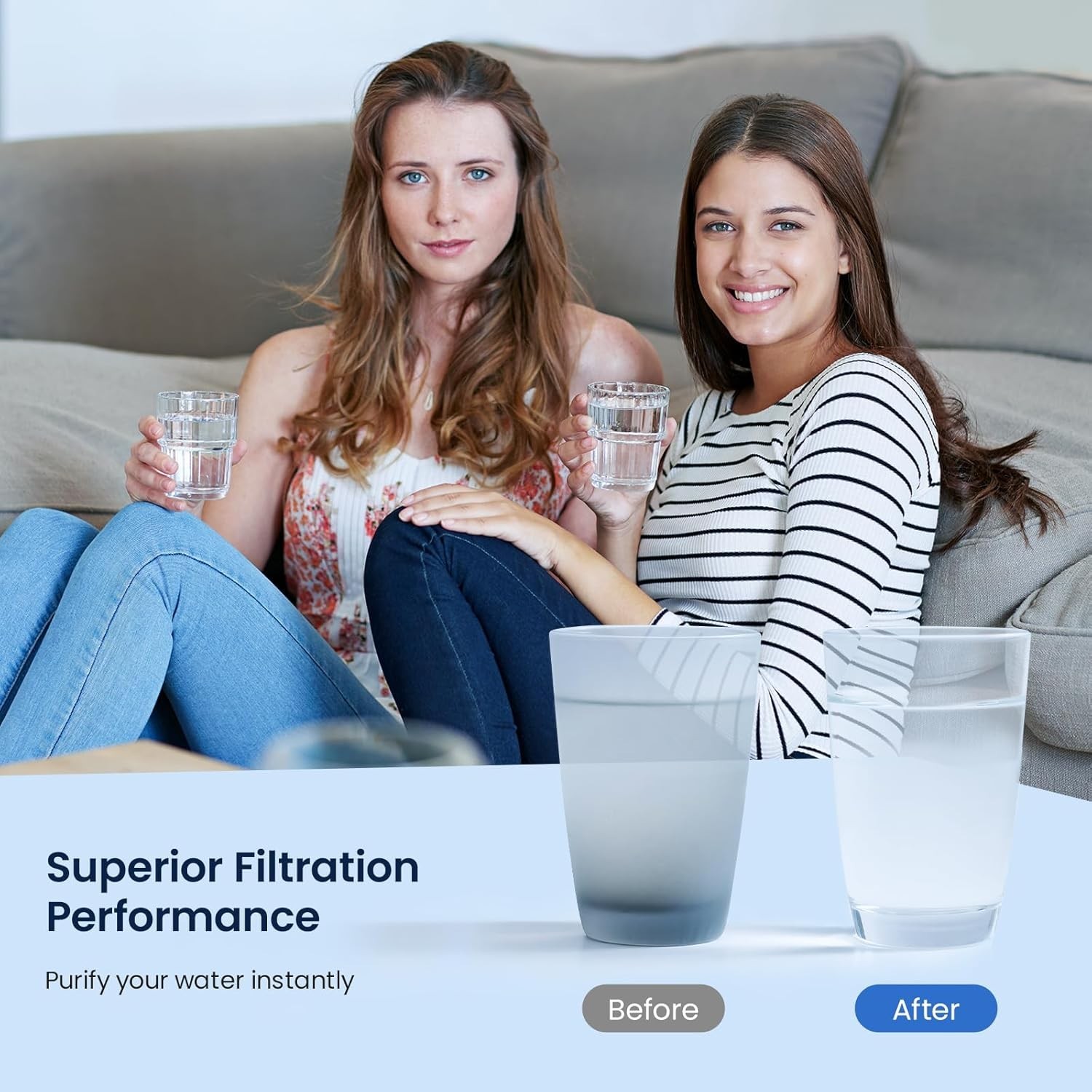 New Upgrades Replacement for GE Profile Opal Ice Maker Filter, NSF 42 Certifi...