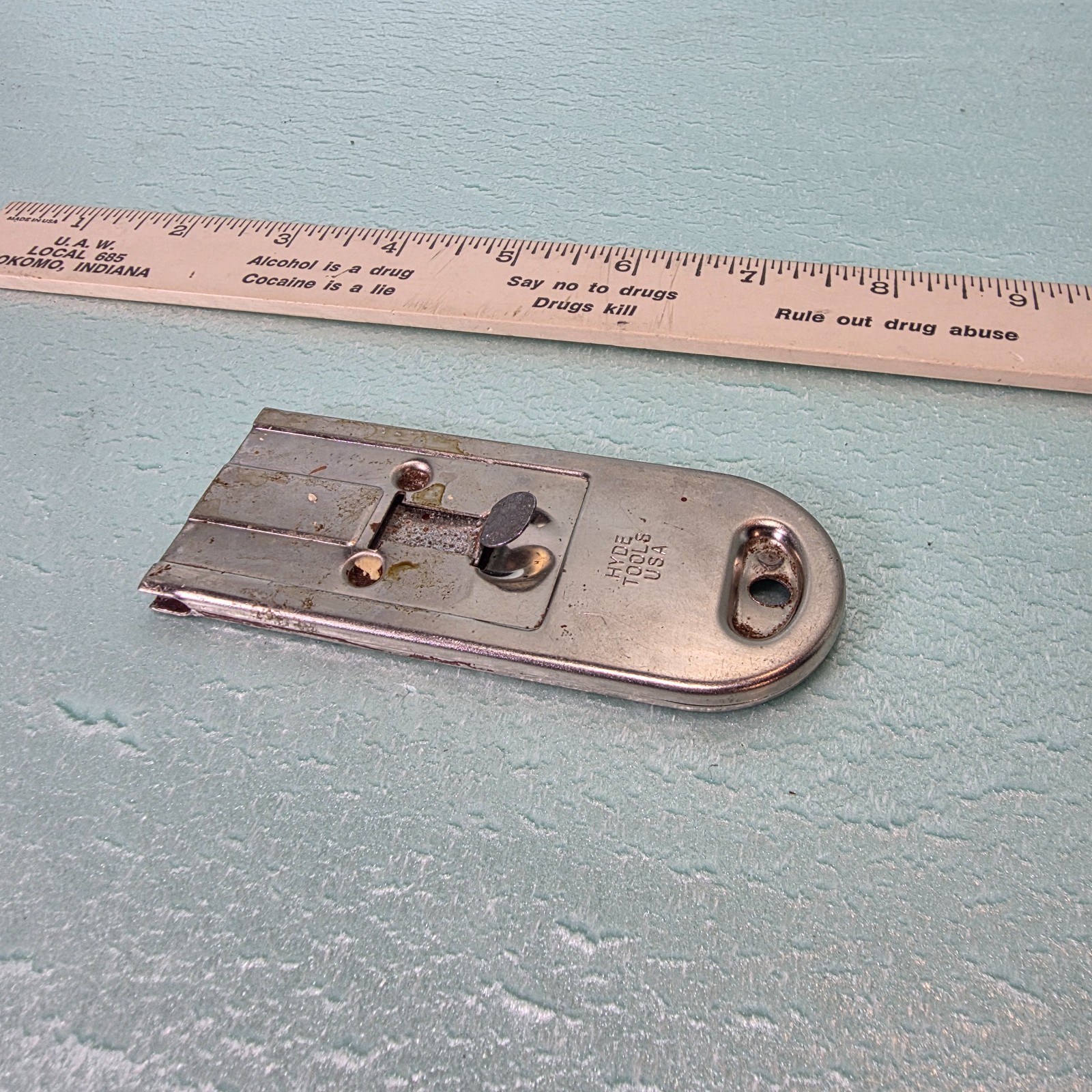 Vintage Hyde Tools USA Retractable Razor Blade Safety Scraper Metal Glass Paint