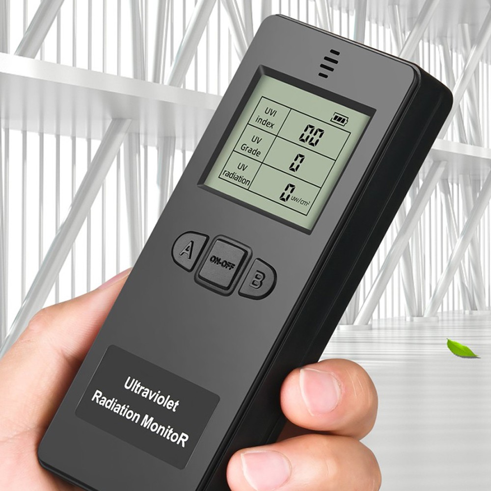 Portable Digital Ultraviolet Radiation Detector Compact Tester For Outdoors Use