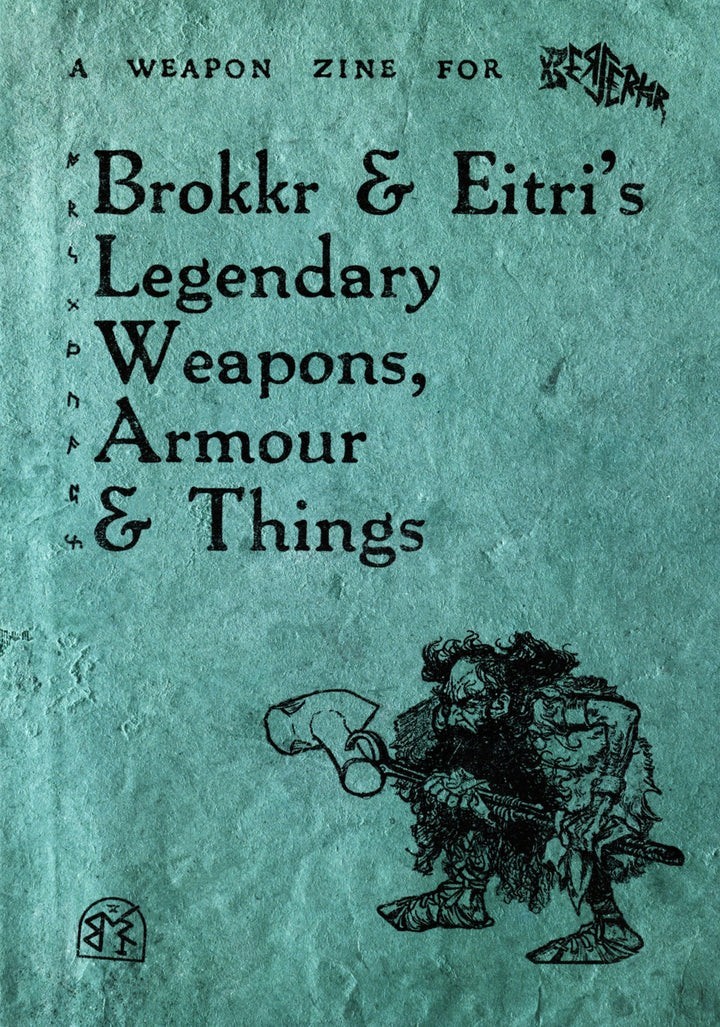 Berserkr RPG: Brokkr & Eitri's Legendary Weapons, Armour & Things