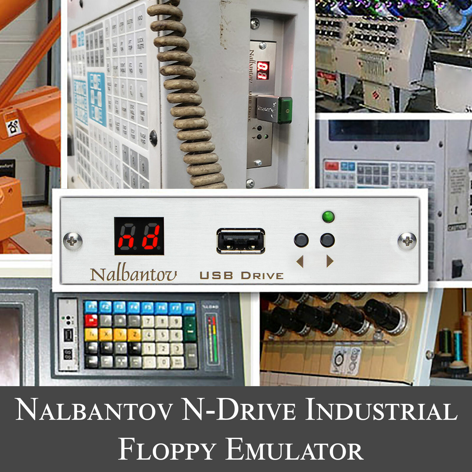 Nalbantov USB Floppy Emulator N-Drive Industrial for OKUMA OSP 5020 (OSP5020)