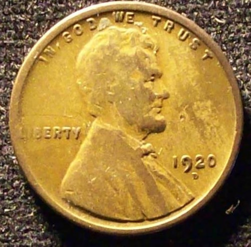 1920 D Lincoln Wheat Cent