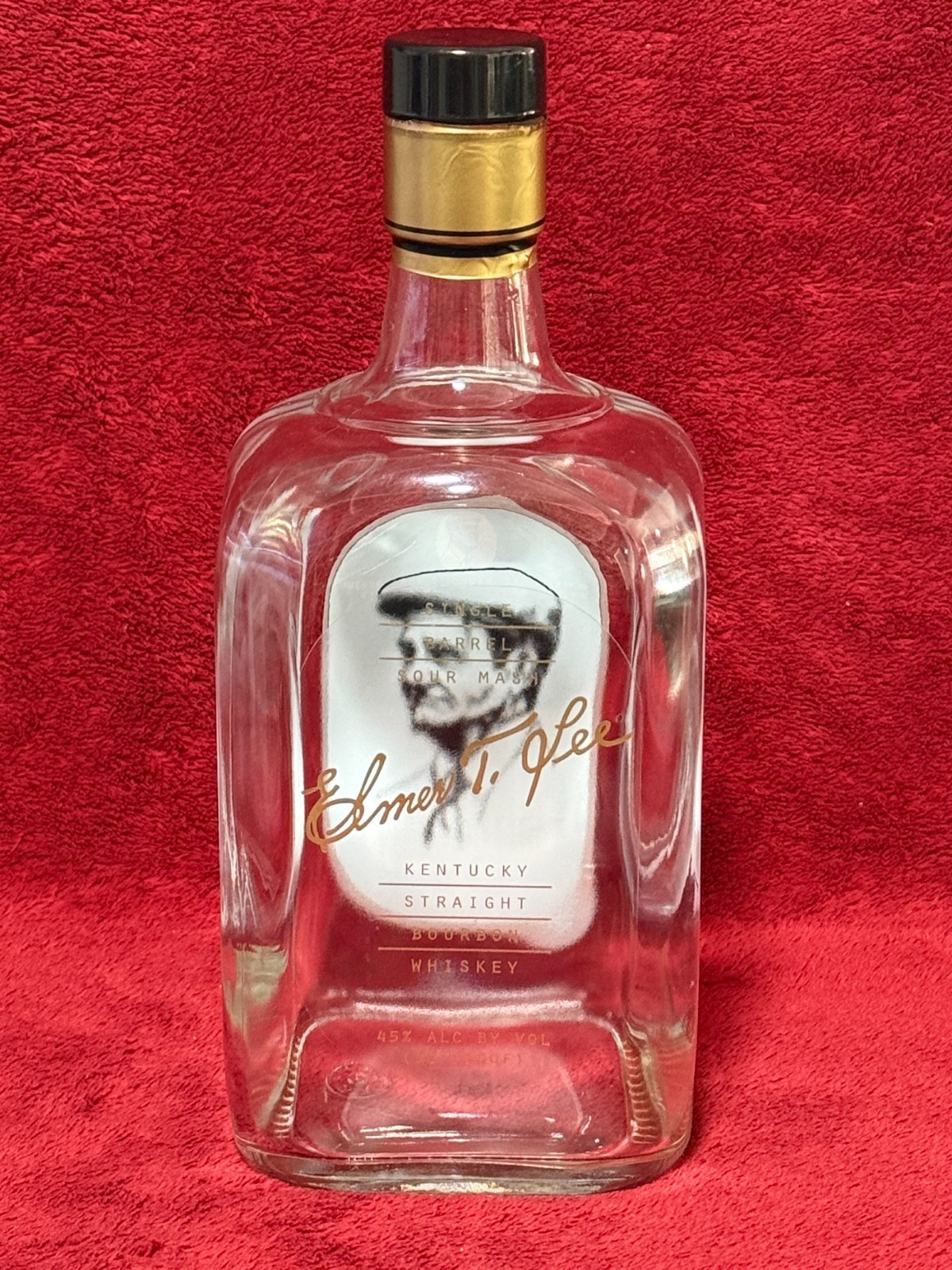 Elmer T Lee Kentucky Straight Bourbon Whiskey 750ml Empty Bottle UNRINSED