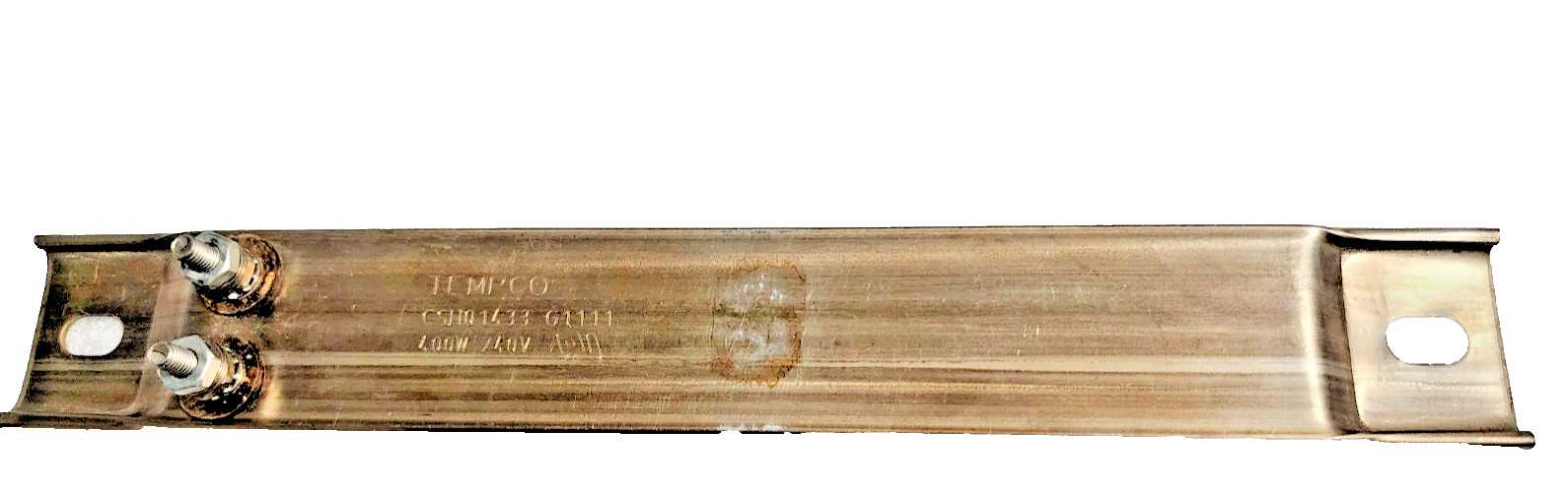 Genuine TEMPCO CSH01433 Strip Heater -Length 10-1/2 In. 1200 Deg F, 400W, 240Vac