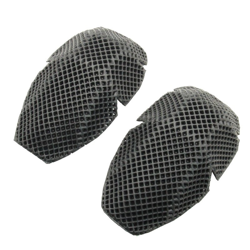 1 Pair EVA Mesh Cushioned Knee Elbow Pads Inner Protective Croppable 3D Design