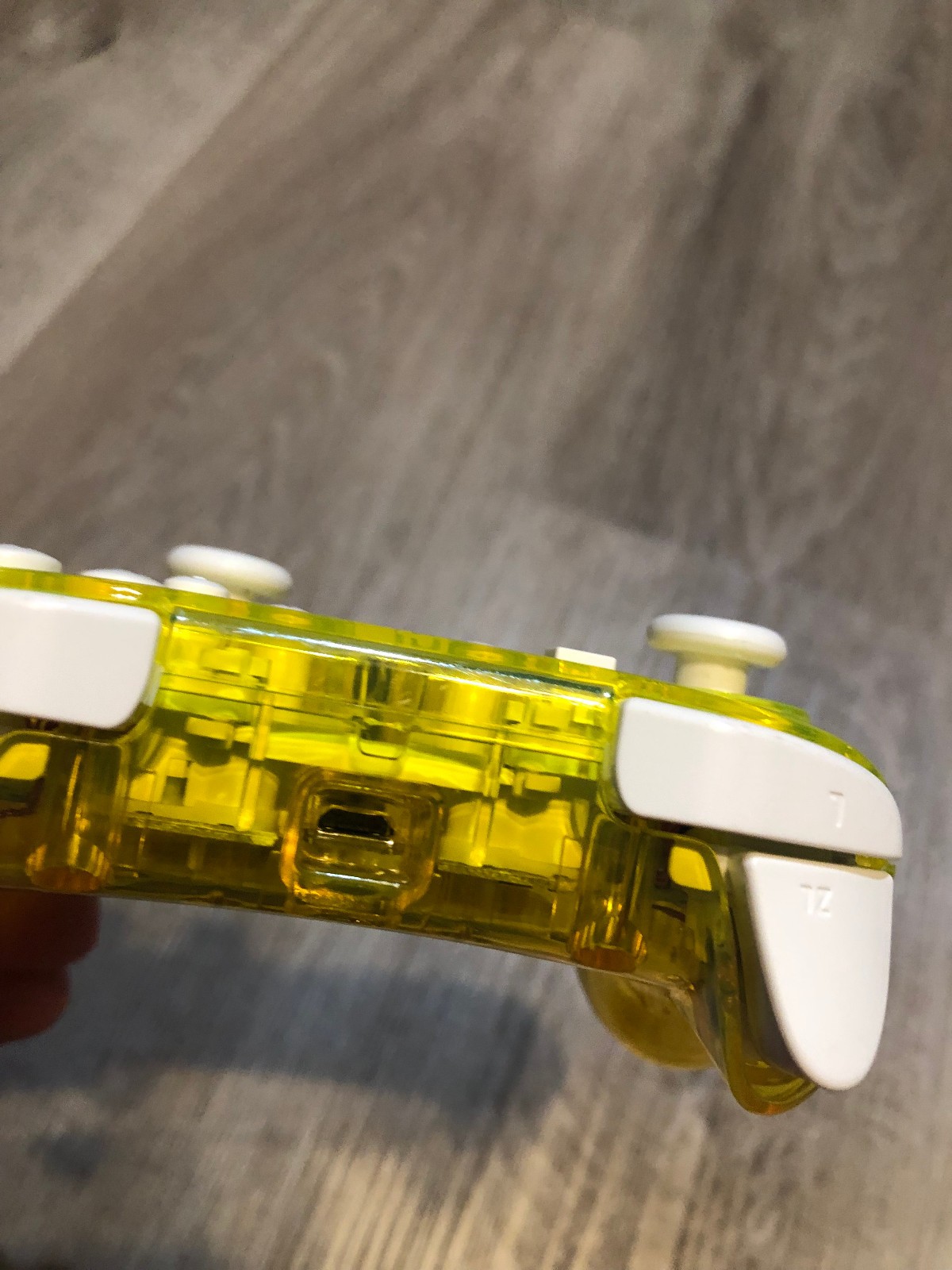 Nintendo Switch Controller Rock Candy, Yellow Clear Wired Controller NO CORD