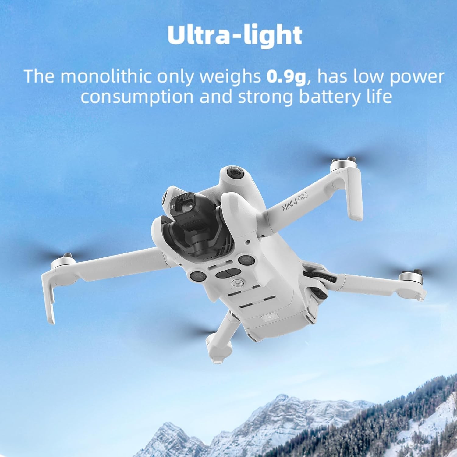 16Pcs Mini 4 Pro/Mini 3 Pro Propellers,For DJI 4 3 Black