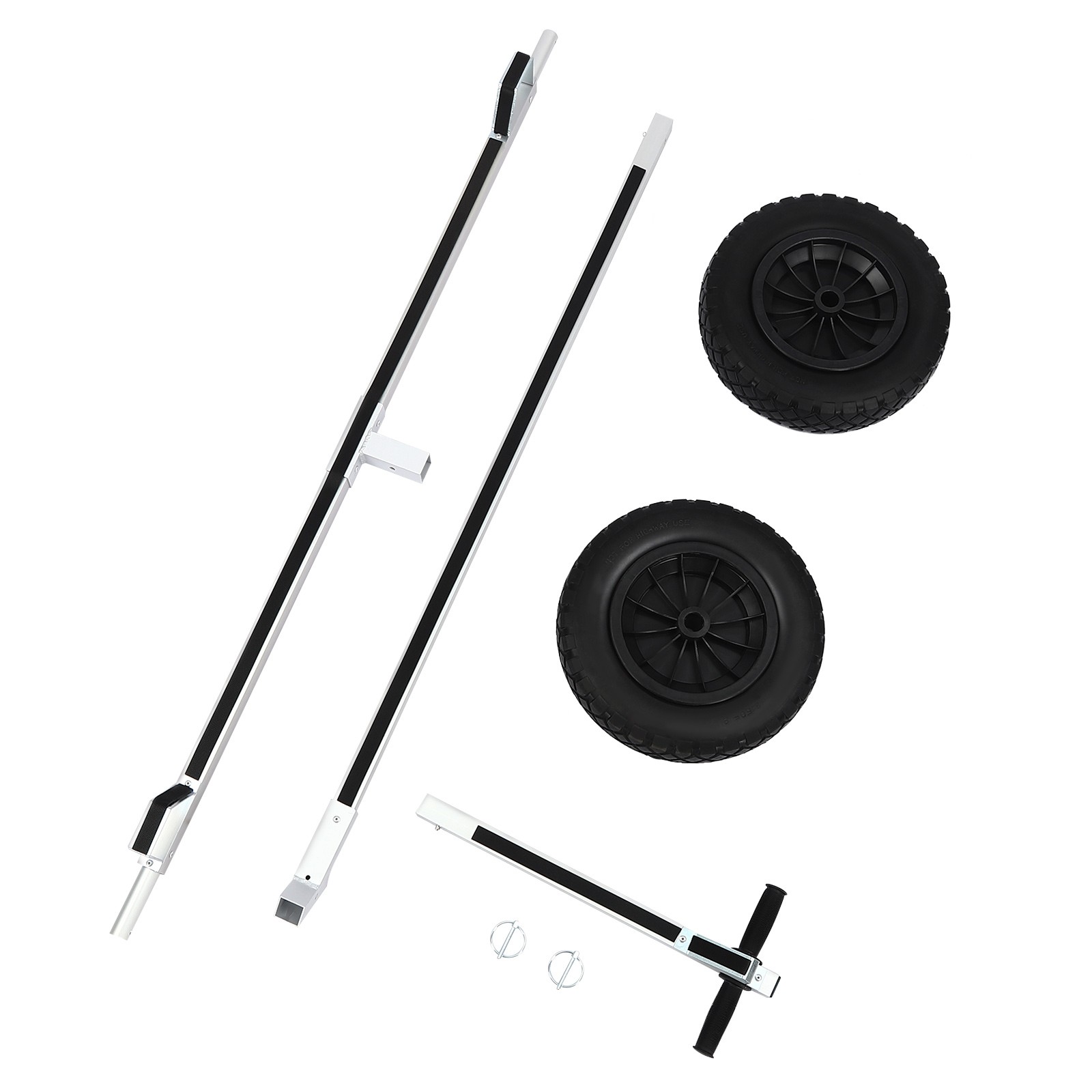 Boat Trailer Dolly Aluminum Alloy Inflatable Boat Kayak Sailboat Trailer Mover
