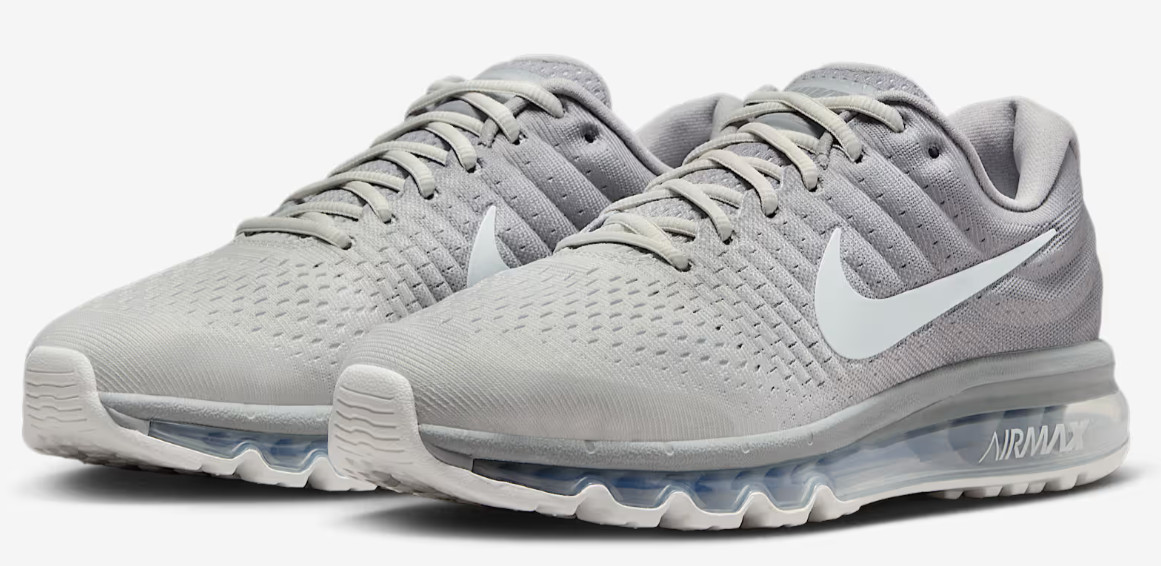 Nike Air Max 2017 Bone Silver Off White Sneakers Men 849559-005 Sizes: 9-15