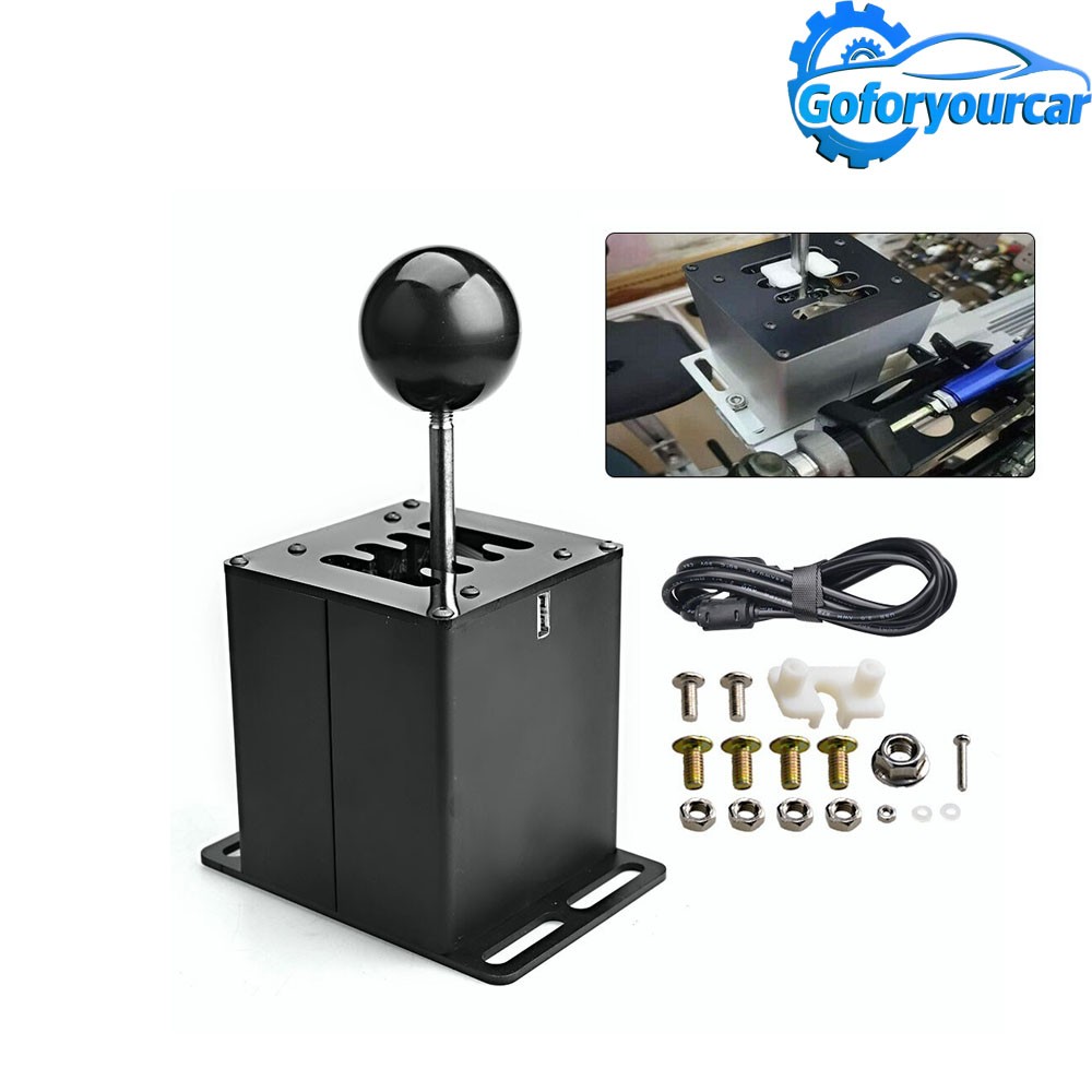 USB PC H Gear Shifter 7+R Sim Racing Game For Logitech G29 G27 G25 Thrustmaster