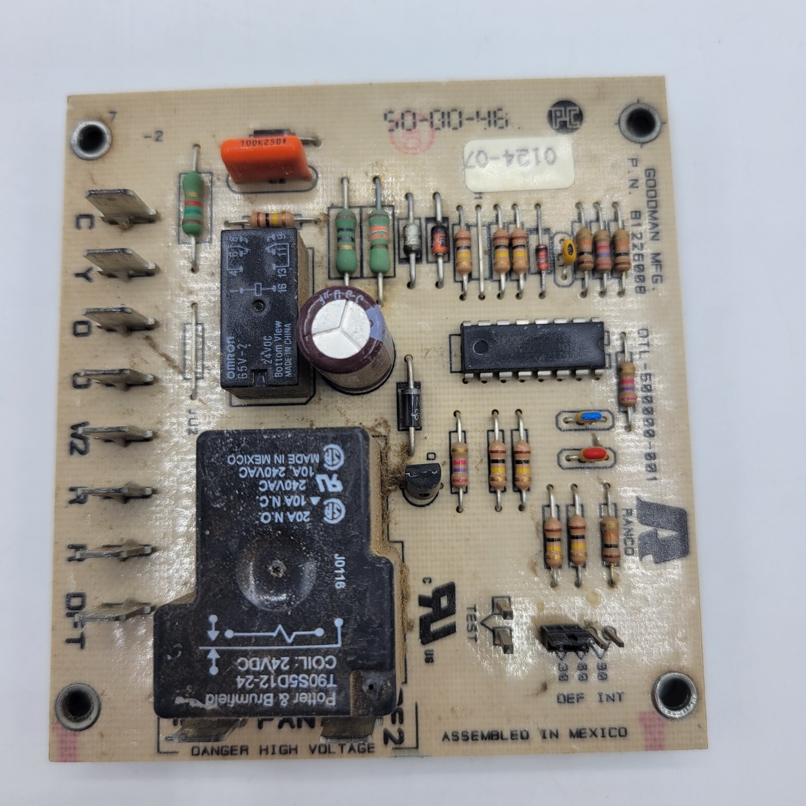 GOODMAN B1226008 Defrost Control Circuit Board DTL-500000-001