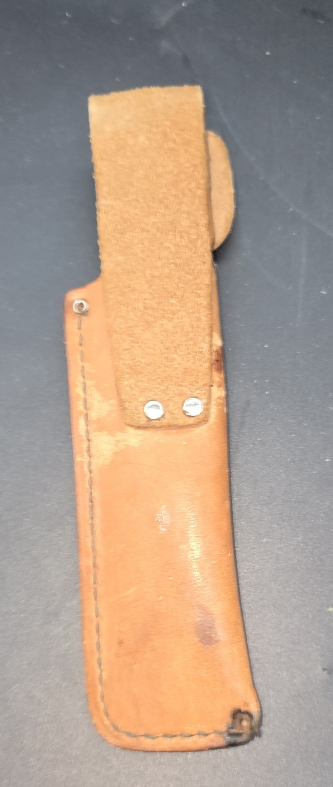 Schrade Old Timer Chisel Point Honesteel 7" w/Leather Sheath