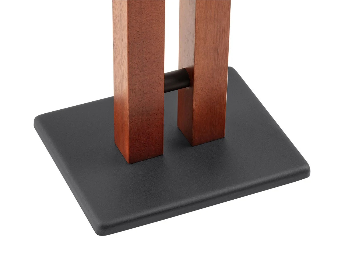 Monolith Speaker Stands - 28in, Cherry (Each), 50lbs Capacity, Adjustable Spikes