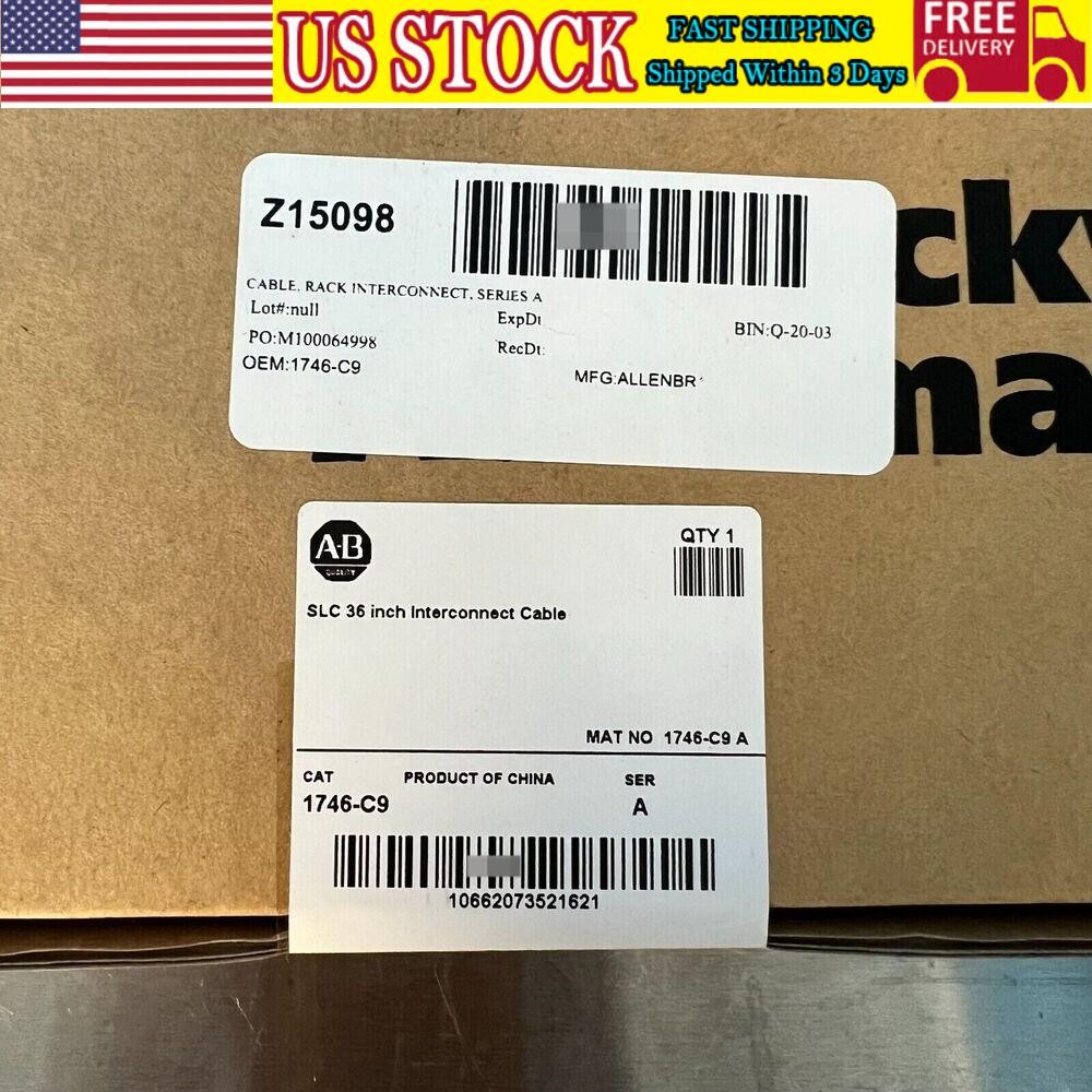 AB 1746-C9 SLC 36 Inch Interconnect Cable New Sealed Fast Shipping 1PCS