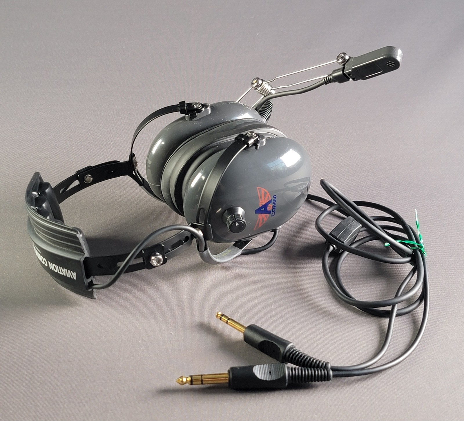 Avcomm AC-400S Headset - Dual Plug - Aviation Communications Inc. Tested