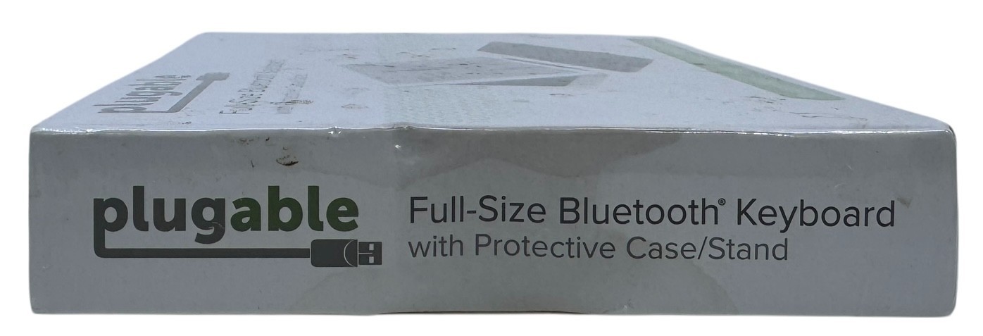 Plugable Wireless Full-Size Bluetooth Keyboard Gray BT-KEY3XL SEALED
