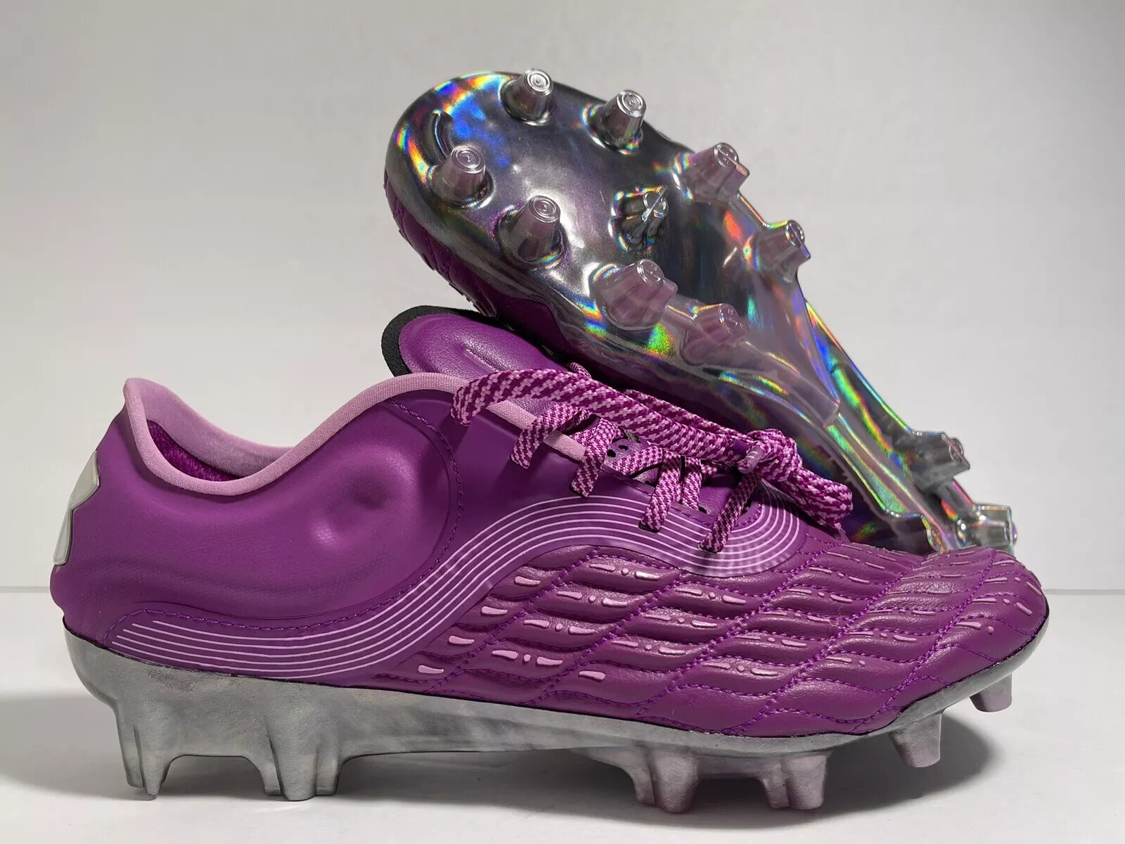 Under Armour Magnetico Elite 3 FG Soccer Cleats Orchid Mens 3026740-500  Sz 11.5