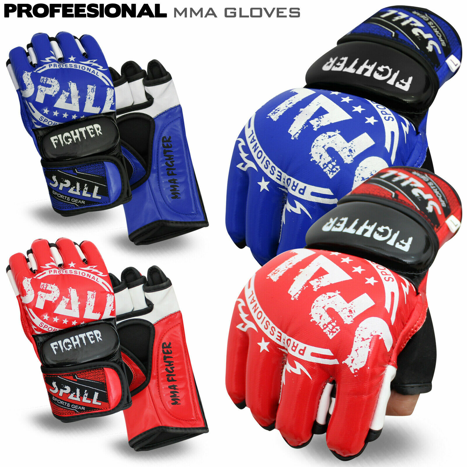 MMA Gloves Grappling Training Kickboxing Fight Sparring UFC