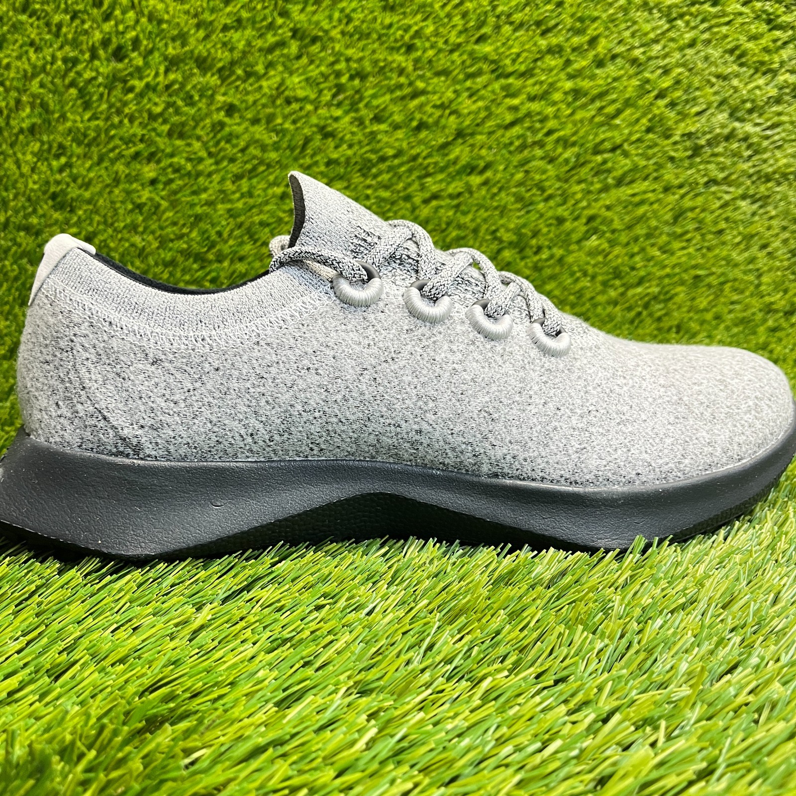 Allbirds Wool Dasher 2 Mizzles Mens Size 12 Gray Black Running Shoes Sneakers