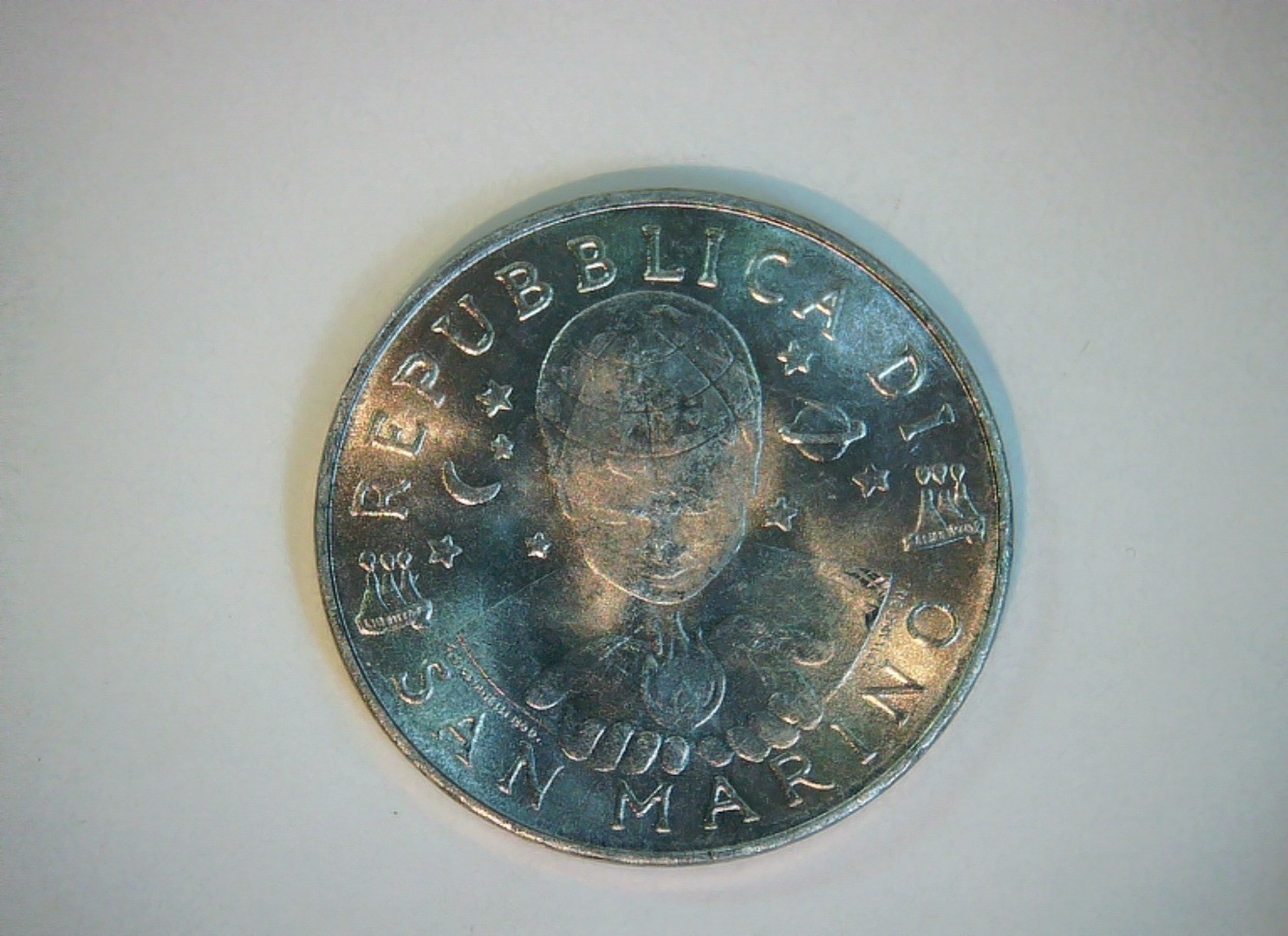 San Marino 2000 10 Lire San Marino 10 Lire (Mermaid) Coin