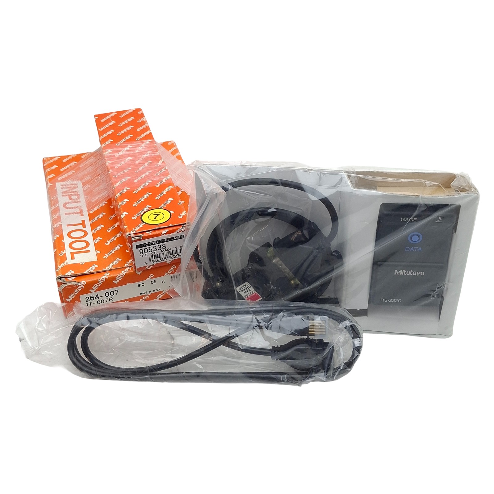 Mitutoyo 264-007 IT-007R Measurement Data Input Tool RS-232C w/ Digimatic Cable