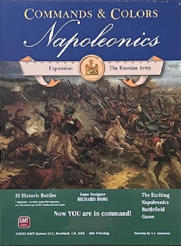 Commands & Colors Napoleonics Russian Army, GMT Games, Shrinkwrap, 4th Printing