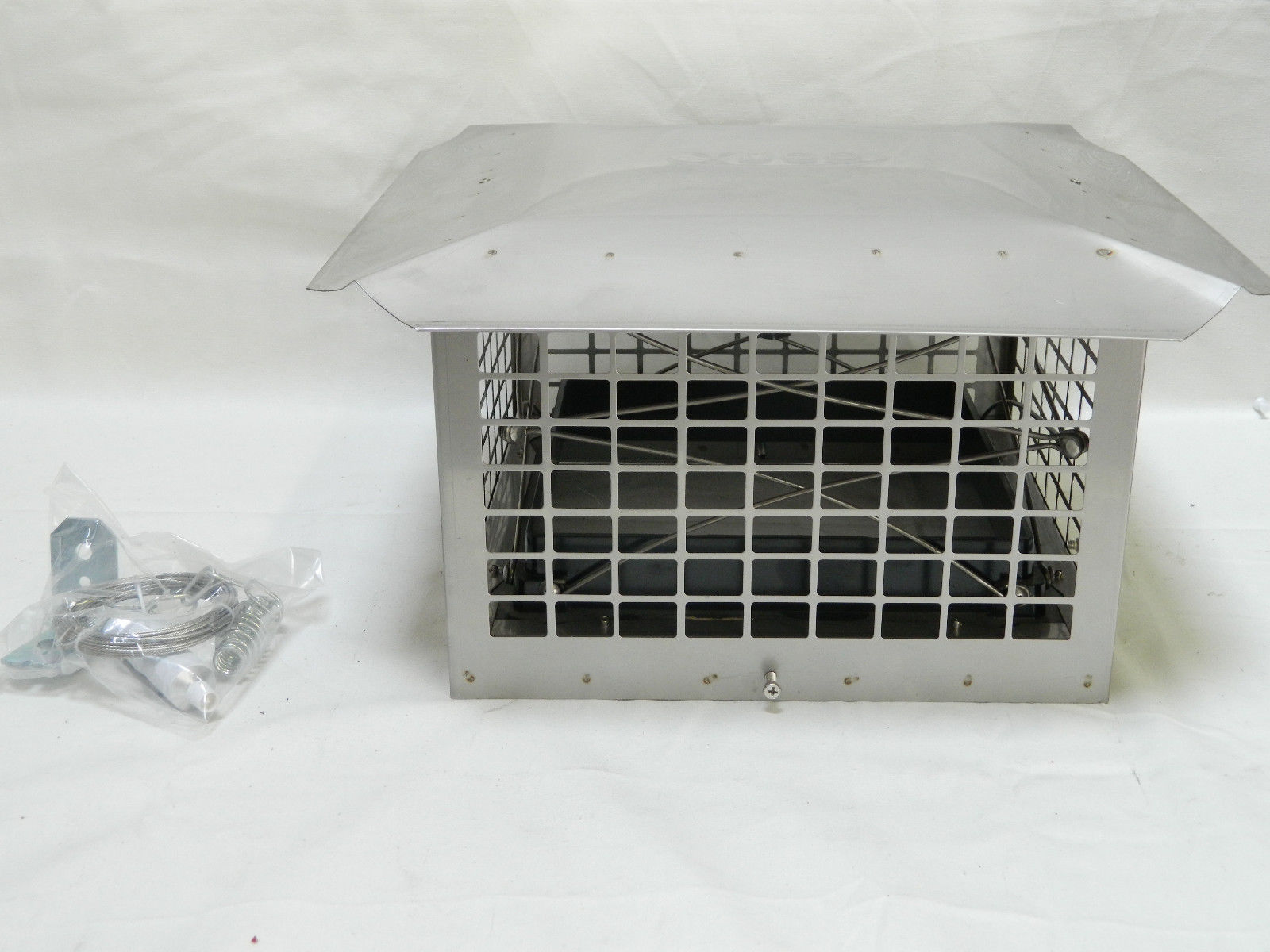 8x13 Damper cap top Chimney Combo locktop damper w/Accessories *Brand New*