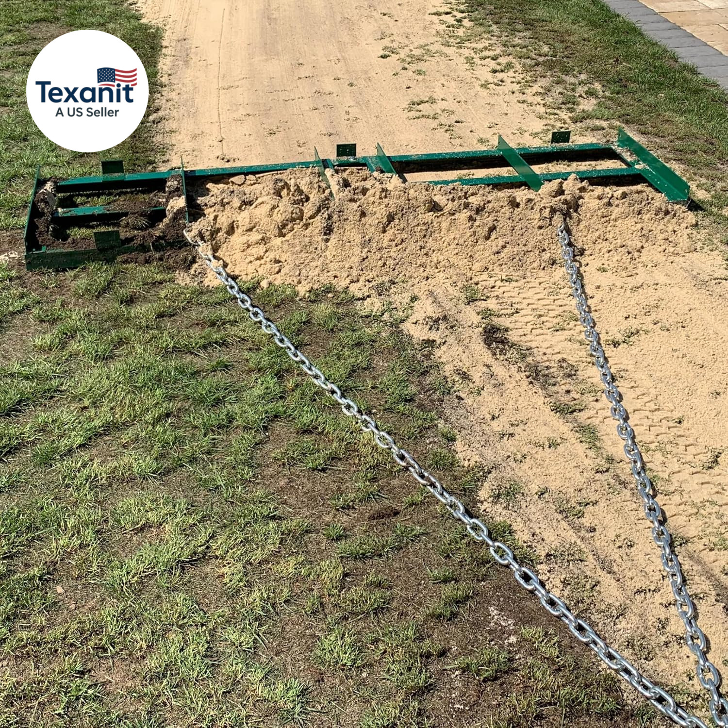 - the Original 6FT Drag Harrow Driveway Grader, 55 LB Heavy Duty Tow behind Lawn