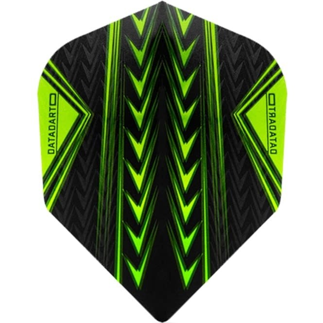 DataDart Pro 100 Trans Green No6 Dart Flights