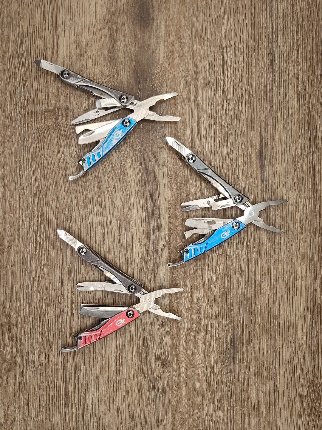 Lot F 3 Gerber Dime Mini Multi-Tool Knife Pliers Scissors Driver