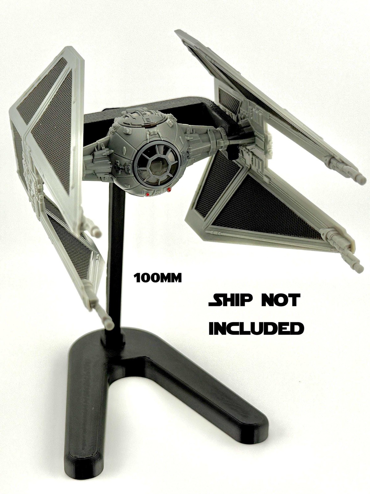TIE Interceptor Flight Stand for Micro Galaxy Squadron Cosmic Swap Flight Stands
