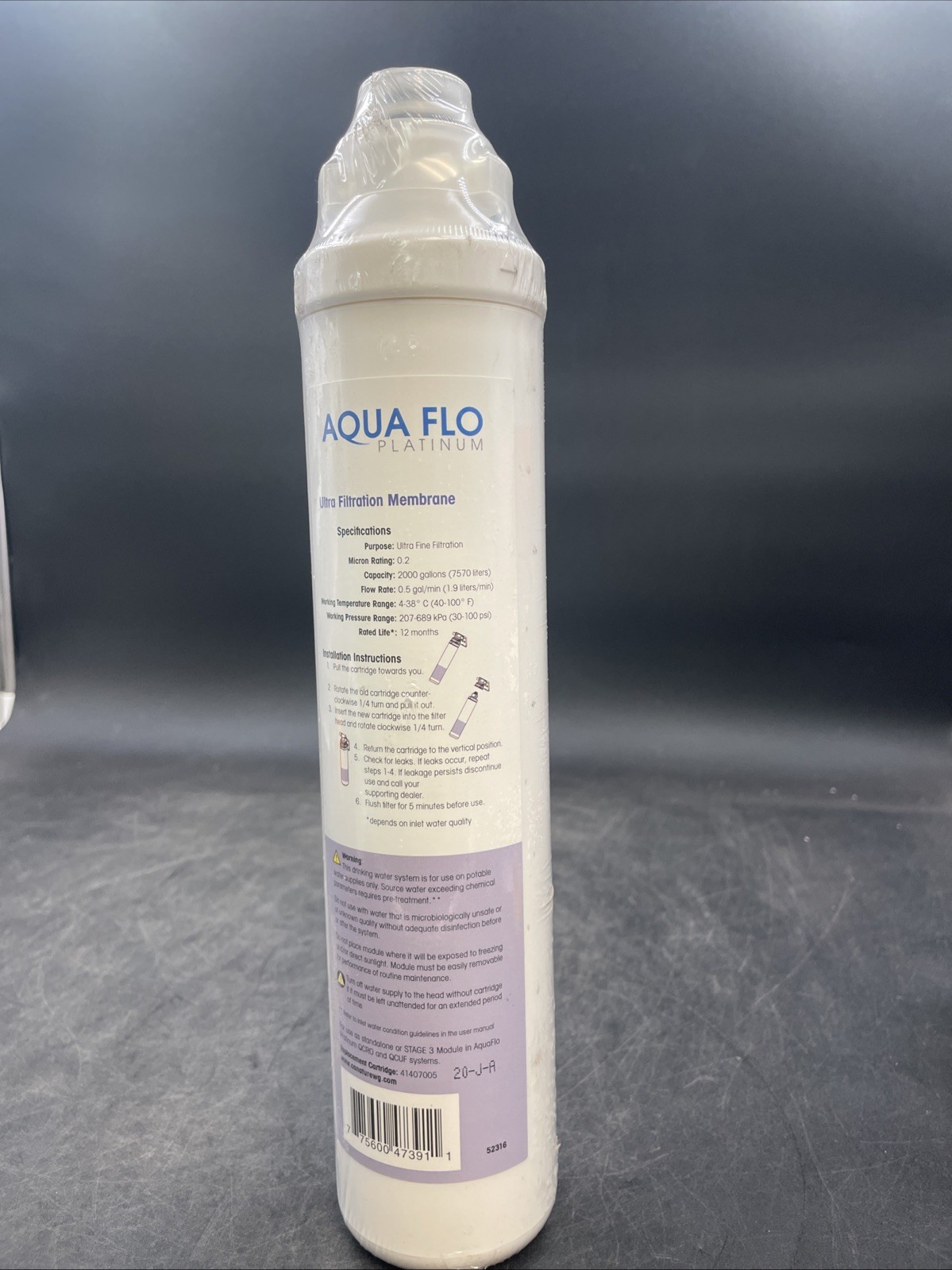 Aqua Flo 41407005 Ultra Filtration Membrane (NEW)
