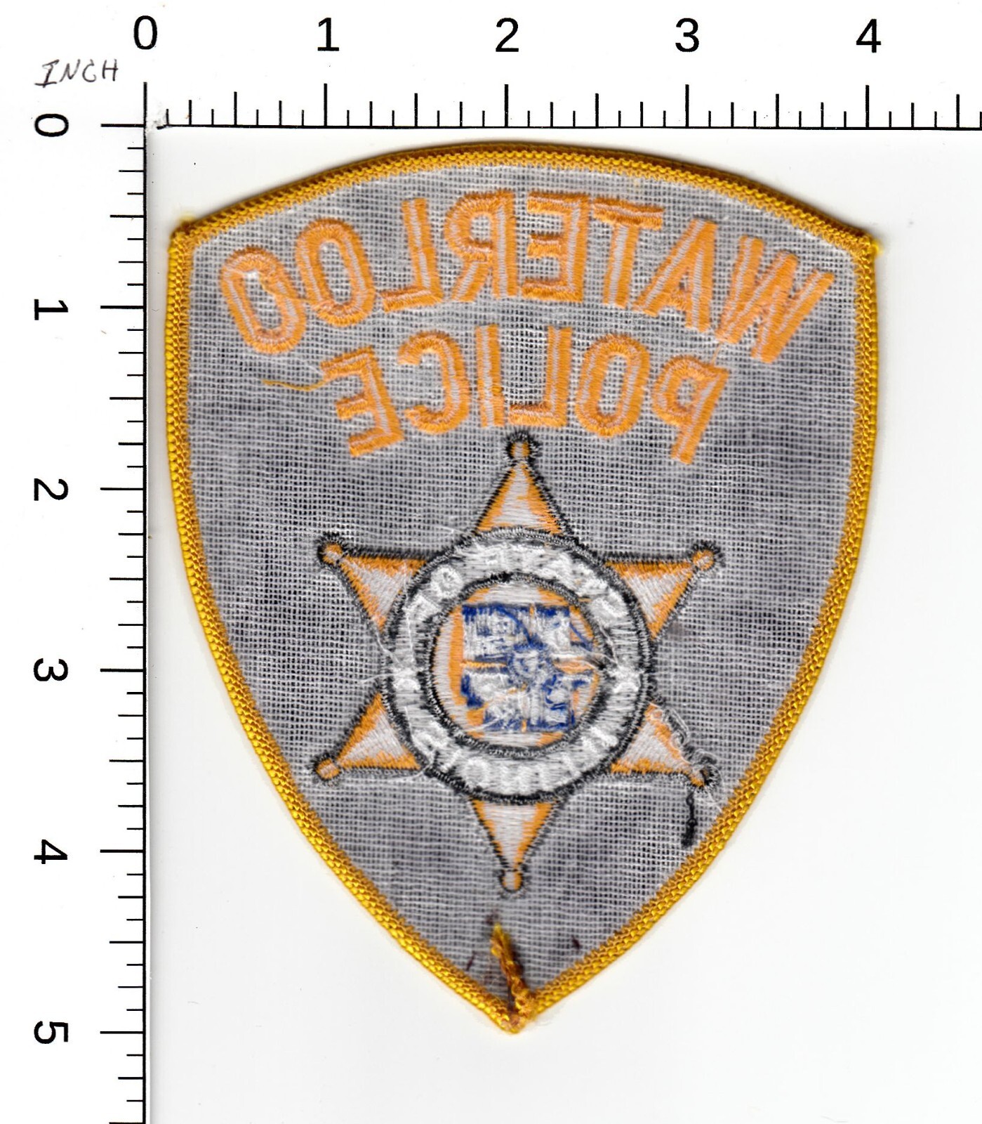 WATERLOO (OLDER VERSION) ILLINOIS POLICE COLLECTIBLE PATCH