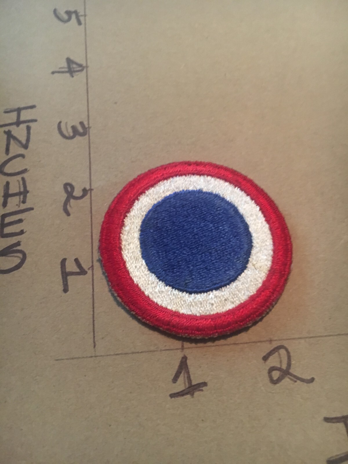 WW2 to Korea era US Army Ground Forces Replacement c/e no glow Patch 5/14/25