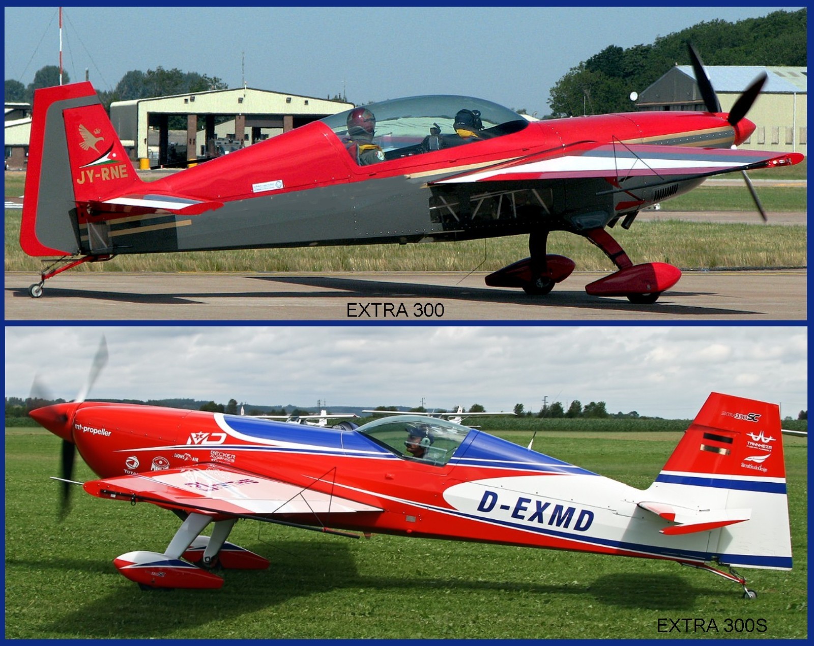 RC Printed plans and patterns EXTRA 300 Classic Aerobatic perform Wingspan 74"