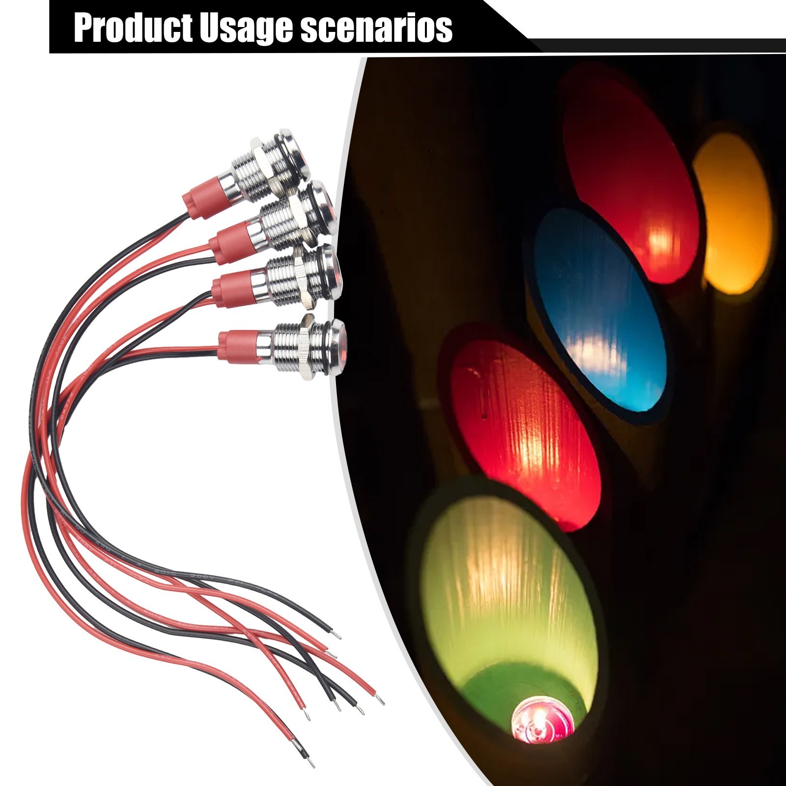Metal Panel LED Indicators with Low Power Consumption and High Durability