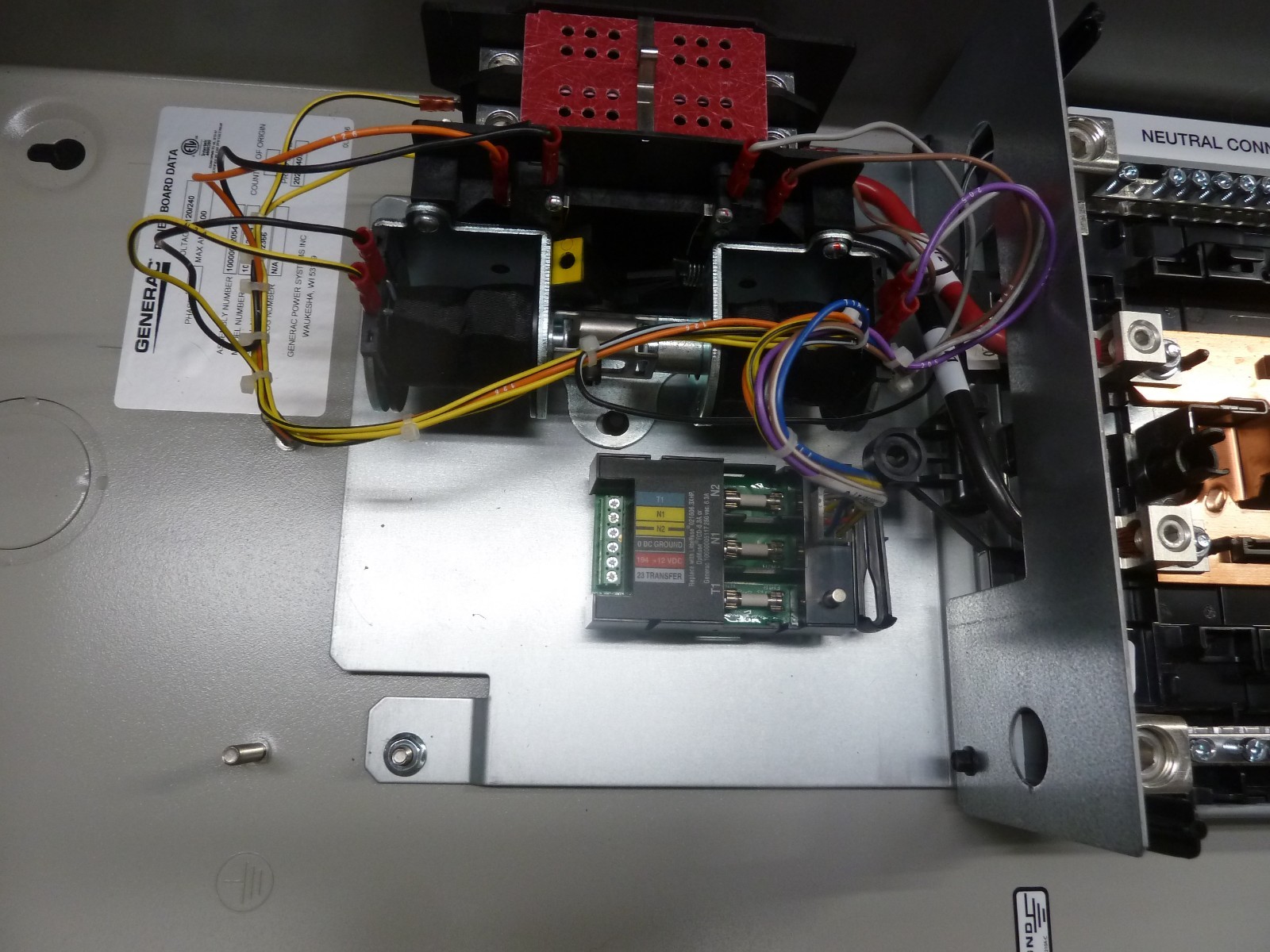 Generac 100 Amp Automatic Transfer Switch Model RTG16EZA3