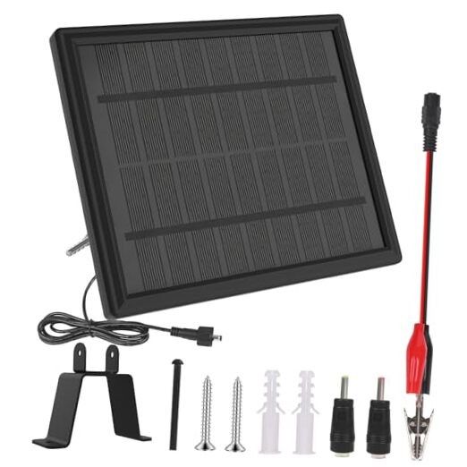 4.5W High-Efficiency Solar Charger for Deer Feeder - 6V Charger
