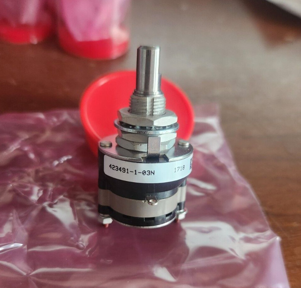 Grayhill 423491-1-03N Rotary Switch, 36 DEG, 1 Deck 1 Poles 3 Position