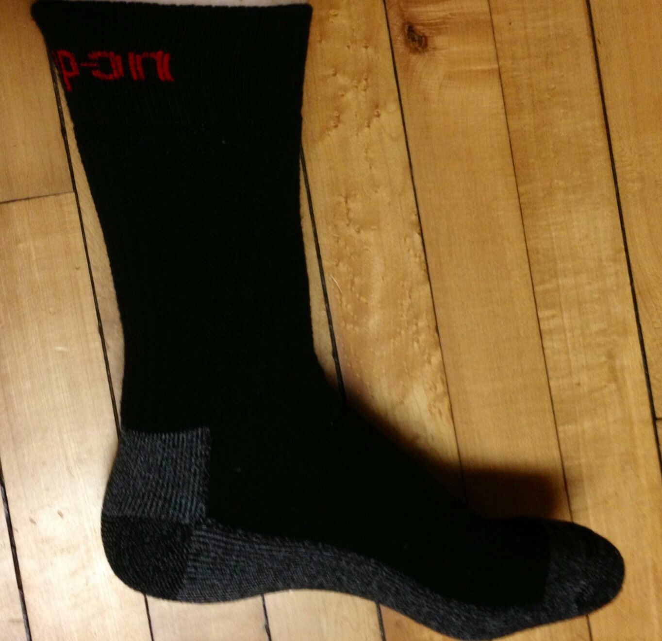 12 Pairs Mens Black Snap On Tools Crew Socks XL FREE Shipping MADE IN USA   New!