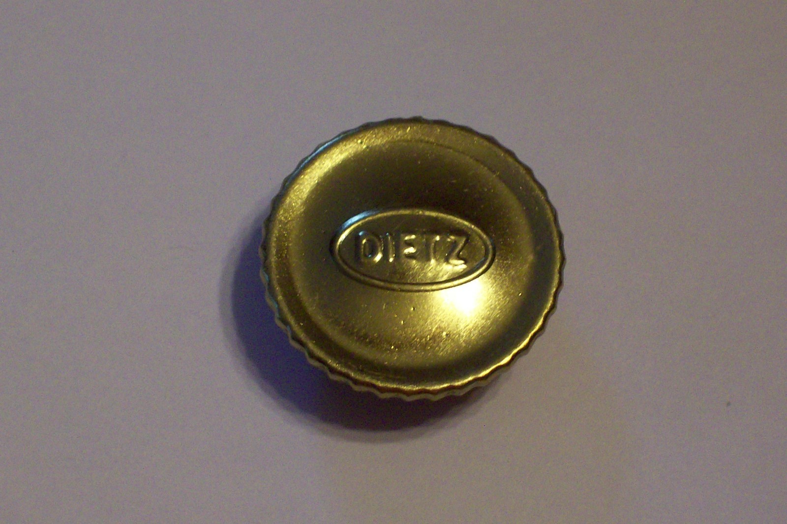 NEW BRASS DIETZ REPLACEMENT FILLER CAP FITS LANTERNS POST-1956 13/16" #20042JB